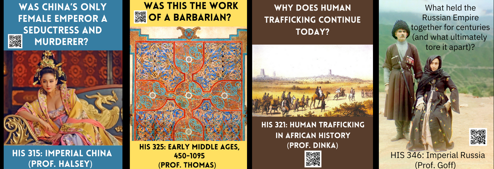 What history courses should I take?