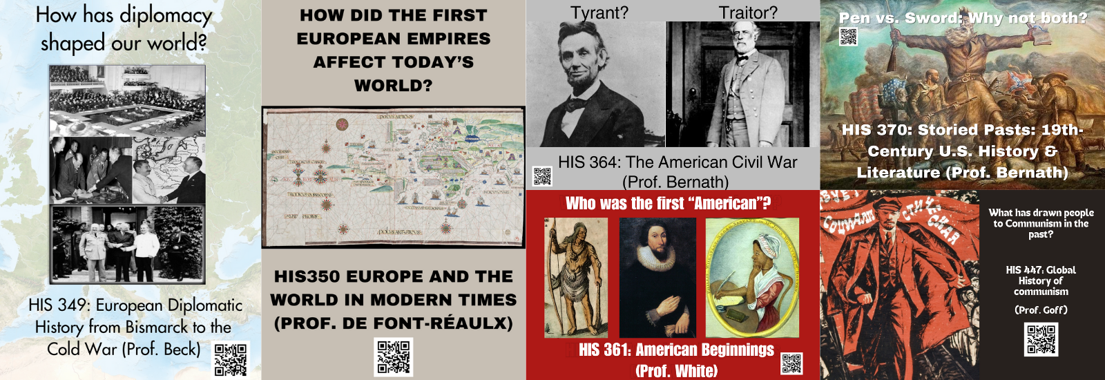 What history courses should I take?